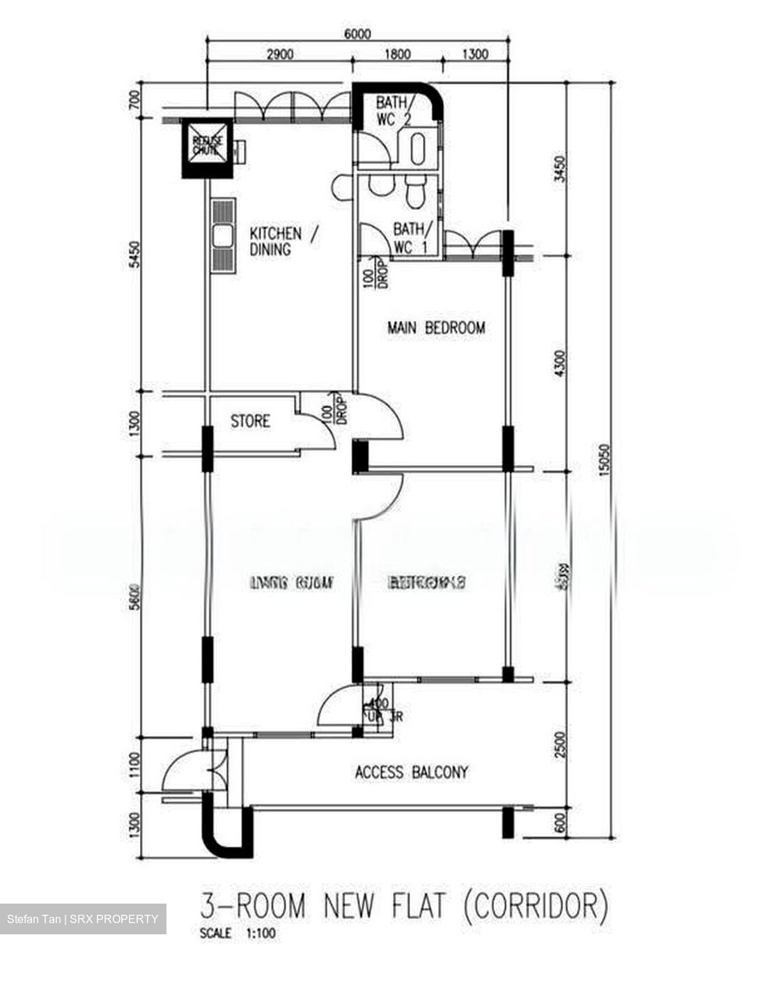 Blk 230 Boundary Ville (Serangoon), HDB 3 Rooms #620239511